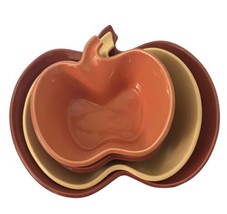 LOT OF 4 - CHANTAL Apple Baking Dishes Bowls Autumn Harvest Thanksgiving - £18.75 GBP