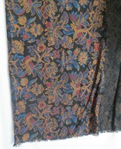Unbranded Scarf  Wrap Large Square Floral Multicolored Reversible 43&quot; Fr... - $15.00