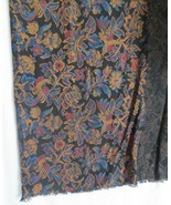 Unbranded Scarf  Wrap Large Square Floral Multicolored Reversible 43&quot; Fr... - £11.78 GBP