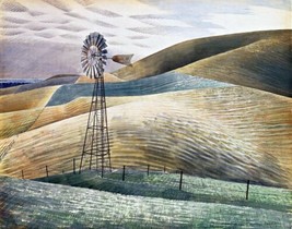 Windmill by English Eric Ravilious. Life Art Prints Canvas or Giclee - £6.86 GBP+