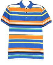 Paul &amp; Shark  Multicolor Stripes Men&#39;s Cotton Italy Polo T-Shirt Size 2XL - $139.93