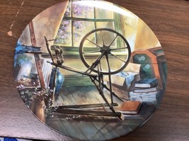 The Bradford Exchange Plate The Antique Spinning Wheel Bradex-Nr. 84-G20-18.8 - $10.10