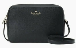 Kate Spade Harper Black Leather Crossbody WKR00062 Handbag NWT Bag $279 Retail - £71.82 GBP
