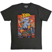 X-Men Group Shot Distressed Art T-Shirt Black - £23.58 GBP+
