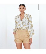 Generation Love Maxwell Chain Blouse Button Up Shirt Women’s Size XS - $123.27 CAD