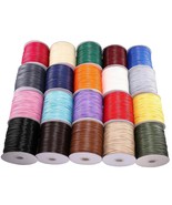 Leather Line Waxed Cord Cotton Thread String Necklace Rope 10m/lot 26 Color - $5.20+