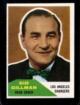 1960 Fleer #7 Sid GILLMAN/ Nmmt (Rc) La Chargers Hof *XR29028 - £46.19 GBP
