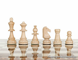 Tiournament Staunton Nr. 4 wooden chess pieces - £21.31 GBP