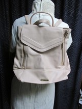 BEIGE - FAUX LEATHER - RAMPAGE - BACK PACK - CARRY ALL - NWOT - £13.50 GBP