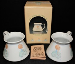 Set of 2 Precious Moments 1986 “I’M FOLLOWING JESUS Porcelain Mugs in Box, PM863 - £10.14 GBP