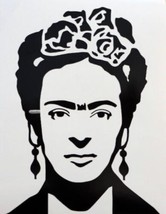 Hand painted art canvas 16&quot;x20”  FRIDA KAHLO  Acrylic painting - £39.34 GBP