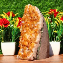 Citrine Geode Cathedral Crystal Cluster - 6.8X4.4X3.2 Inch(4.64Lb) - £628.78 GBP