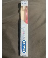 Vintage Oral-B Advantage Toothbrush Pink 35 Soft Straight Indicator 1996 - $14.84