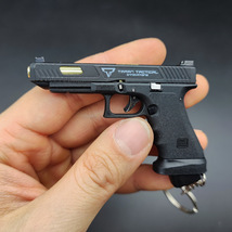 1:3 G34 Metal Keychain Toy Gun Model Keychain Metal Alloy Pistol Miniatu... - £20.43 GBP
