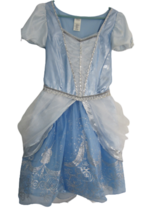 Disney Cinderella Ball Gown Princess Dress blue pumpkin coach glitter se... - $24.74