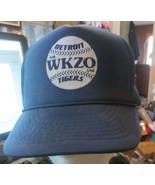 Nissin Detroit Tigers Trucker Mesh Cap Hat WKZO Kalamazoo MI Radio Station - £14.53 GBP