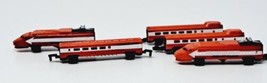 Micro Machines Continental Bullet Train 5 Pc Set Red + White`VTG 1989 En... - $21.74