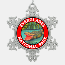 Pewter Finish Christmas Ornament Everglades National Park Florida 3&quot; Metal Gift - £14.89 GBP