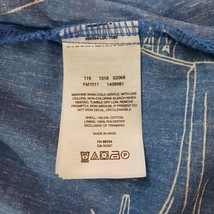 Columbia PFG FM7011 Men's Blue Cotton Vented Short Sleeve Fishing Shirt Size XL image 6