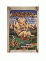 MXPX Concert Poster The Fillmore March 23, 2001 Good Charlotte Slick Shoes - £39.73 GBP