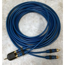 AR Acoustics Archer 20Ft RCA Cable Blue &amp; Radioshack 1/8In Male Stereo t... - $21.77
