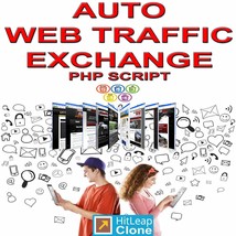 TURNKEY WEBSITE - AUTO WEB TRAFFIC EXCHANGE WEBSITE - HITLEAP CLONE - £27.32 GBP