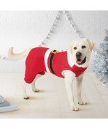 Wondershop Pet Santa Claus Christmas Holiday Pajamas Red PJS Dog Size Me... - £15.72 GBP