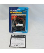Maxell Lens Cleaner CD 345 Gold DVD CD-R CD-ROM Playstation Thunderon Brush - £33.55 GBP