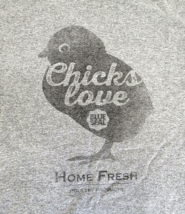 Chicks Love Blue Seal Home Fresh XL Gray T Shirt Mens Glidan Dry Blend C... - £10.91 GBP