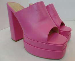 Olivia Fragrance (S) Bubble Gum Pink Platform Open Toe Sandals/High Heels Sz 10 - £35.04 GBP