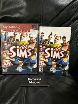 The Sims [Greatest Hits] Playstation 2 Box and Manual Video Game Video Game - £2.25 GBP