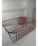 Rubbermaid Wire Dish Drainer Drying Rack Silverware Caddy Pink Coated metal - $128.87 CAD