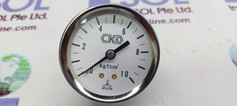 CKD Pressure Gauge Stainless Steel 0-10 Kgf/cm2 Nisshin - £63.39 GBP