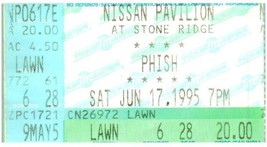 Phish Konzert Ticket Stumpf Juni 17 1995 Bristow Virginia - $63.52