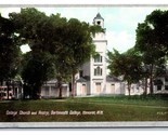 Dartmouth College Church And Vestry Hanover New Hampshire NH UNP DB Post... - $3.91