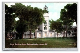 Dartmouth College Church And Vestry Hanover New Hampshire NH UNP DB Postcard E17 - £3.09 GBP
