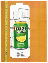 Coke Chameleon Size Fuze Iced Tea Lemon 12 oz CAN Soda Machine Flavor Strip - £2.34 GBP