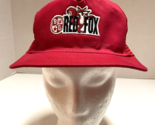 VTG RED FOX Pump Hat Cap Bell &amp; Gossett PatchTrucker Baseball Red Mesh Snap - £9.36 GBP