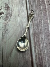 Antique 800 Silver Spoon Necklace Pendant 5.8cm #p2 - £27.60 GBP