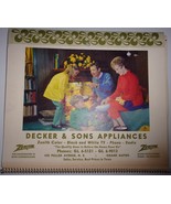Vtg Decker &amp; Sons Appliances Grand Rapids MI 1971 Recipe Calander Holida... - $4.99