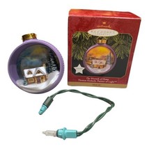 1997 Hallmark Keepsake Ornament Warmth of Home Thomas Kinkade Painter of Light - £4.69 GBP