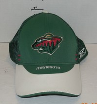NHL Minnesota Wild Baseball Hat Cap CCM reebok OS One Size Fits All Green - £11.90 GBP