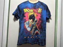 Dragon Ball Z Super VEGETA Graphic T- Shirt Tie Dye ~ Medium ~ - £10.78 GBP