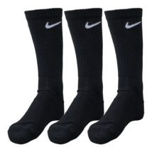 Nike Everyday Lightweight Crew Socks 3 Pairs Sports Casual Black NWT SX7... - £25.01 GBP