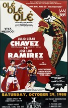 Julio Cesar Chavez Vs Jose Luis Ramirez 8X10 Photo Boxing Poster Picture - £3.93 GBP