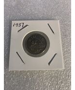 1937 Canada 5 Cents Nickel King George V  Canadian Coin - €1,82 EUR