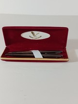 Vintage Sheaffer Centennial Chrome Pen &amp; Pencil Set In Original Red Box - £14.07 GBP