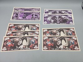 Harley Quinn &amp; Batgirl Novelty Bills Lot of 9 Bills - £4.25 GBP