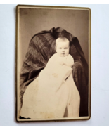 Vintage Photograph Cabinet Card Baby Boy in a Dress 6 1/2&quot; x 4 1/2&quot; Fost... - £7.43 GBP