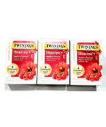 (3 ct) Twinings Of London Heartea Raspberry Hibiscus Caffeine Free Super... - £20.33 GBP